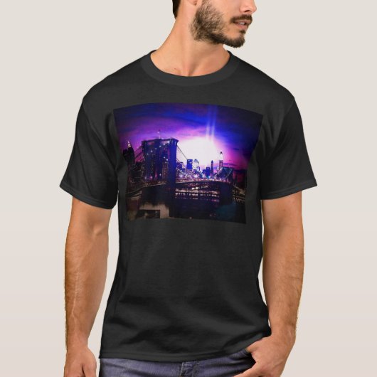 New York City bij nacht T-shirt (Voorkant)