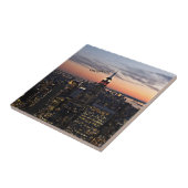 New York City bij nacht Tegeltje (Zijkant)