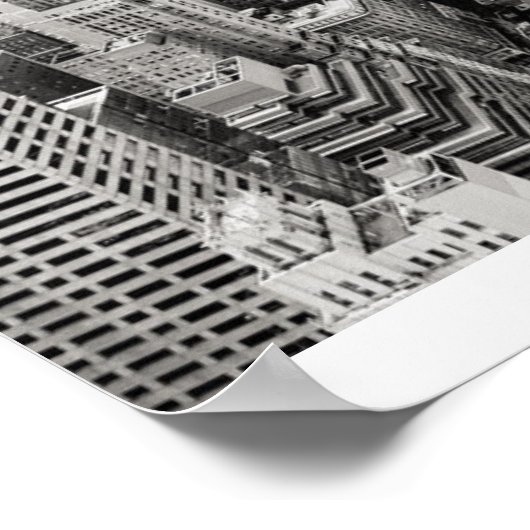 New York City Black & White Poster (Hoek)