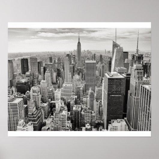 New York City Black & White Poster (Voorkant)