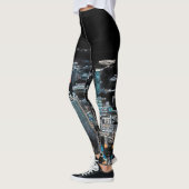 New York City Blacklight Nights Yoga Leggings (Links)