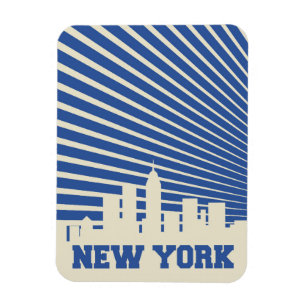 New York City Blue Magneet