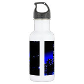 New York City & Blue Night Waterfles (Achterkant)