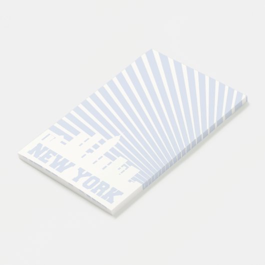 New York City Blue Post-it® Notes (Schuin)