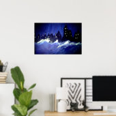 New York City Blues Poster (Thuiskantoor)