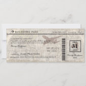 New York City Boarding Pass Aankondiging (Voorkant)