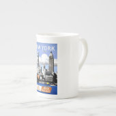 New York City Bone China-Mok Porselein Kop (Voorkant rechts)