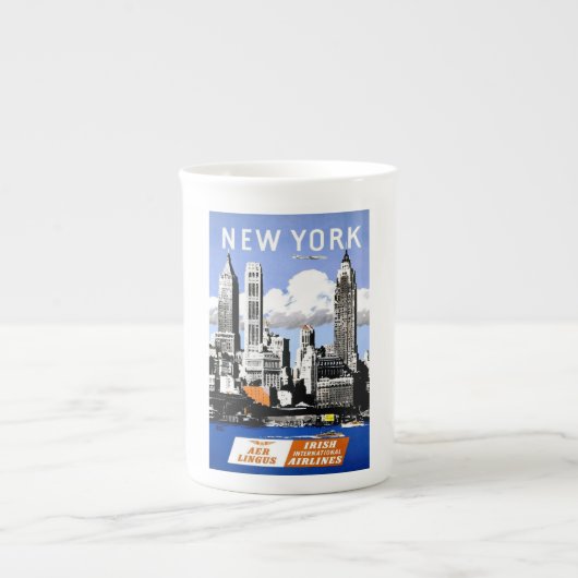 New York City Bone China-Mok Porselein Kop (Voorkant)