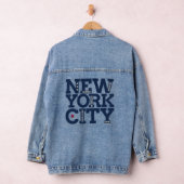 New York City Boroughs Denim Jacket (Hangar)