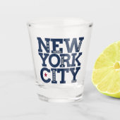New York City Boroughs shot glass Shot Glas (Voorkant)