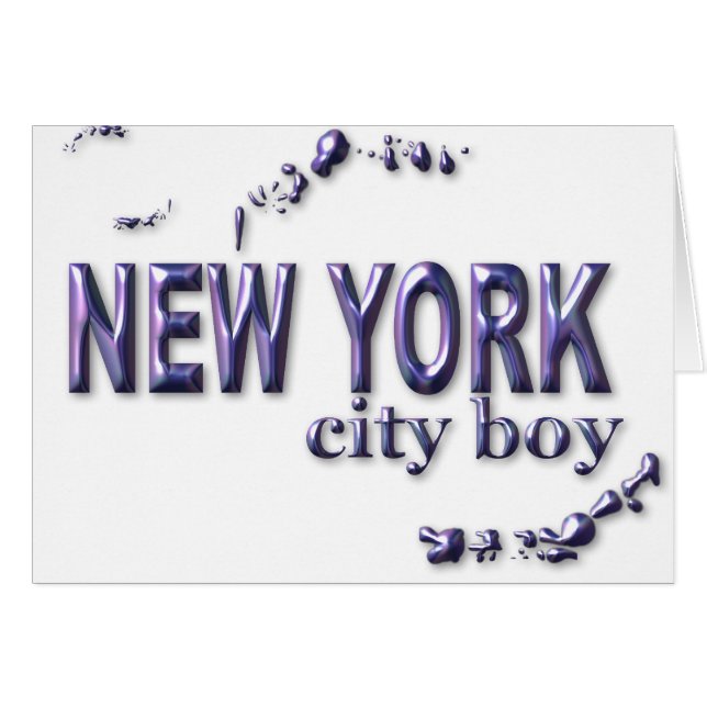 New York City Boy (Voorkant Horizontaal)