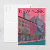 New York City Briefkaart (Voorkant / Achterkant)