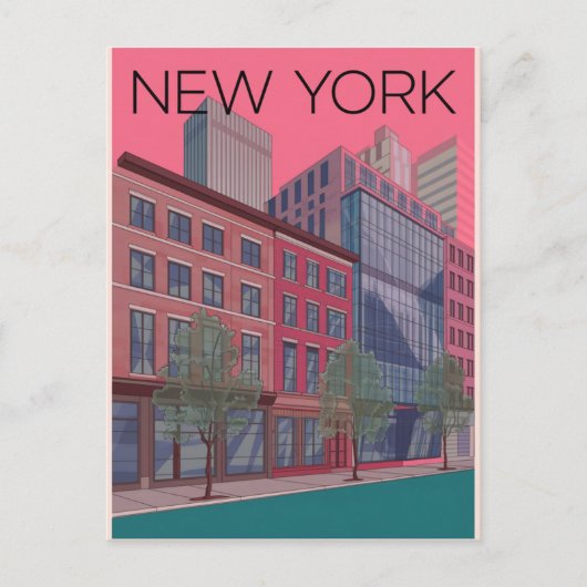New York City Briefkaart (Voorkant)