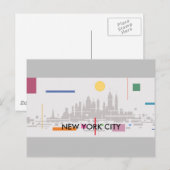 New York City Briefkaart (Voorkant / Achterkant)