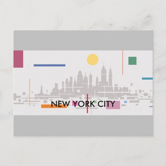 New York City Briefkaart (Voorkant)