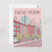 New York City Briefkaart (Voorkant / Achterkant)