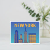 NEW YORK CITY BRIEFKAART (Staand voorkant)