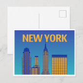 NEW YORK CITY BRIEFKAART (Voorkant / Achterkant)