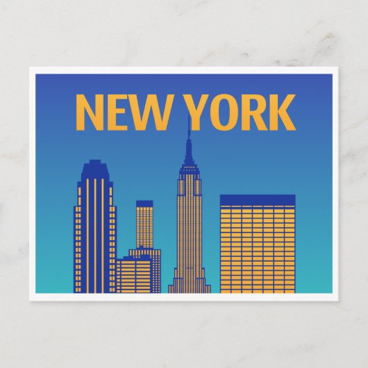 NEW YORK CITY BRIEFKAART (Voorkant)