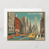 New York City Briefkaart (Voorkant / Achterkant)