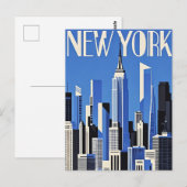 New York City Briefkaart (Voorkant / Achterkant)