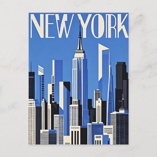 New York City Briefkaart (Voorkant)