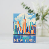 New York City Briefkaart (Staand voorkant)