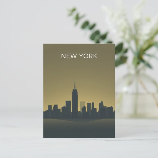 New York City Briefkaart (Staand voorkant)
