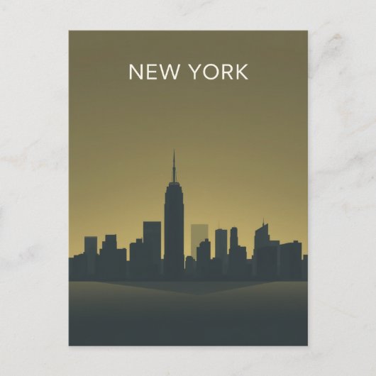 New York City Briefkaart (Voorkant)