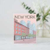 New York City Briefkaart (Staand voorkant)