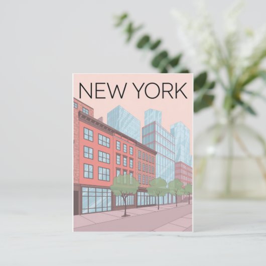 New York City Briefkaart (Staand voorkant)