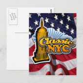New York City Briefkaart (Voorkant / Achterkant)