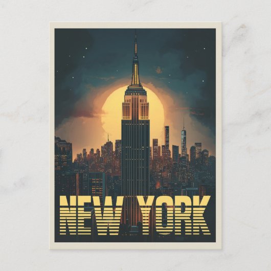 New York City Briefkaart (Voorkant)
