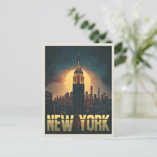 New York City Briefkaart (Staand voorkant)