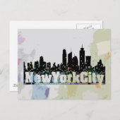 New York City Briefkaart (Voorkant / Achterkant)