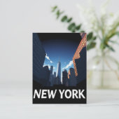 New York City Briefkaart (Staand voorkant)