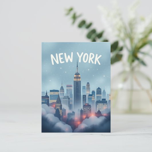 New York City Briefkaart (Staand voorkant)