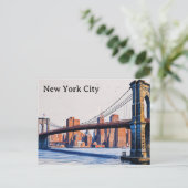 New York City Briefkaart (Staand voorkant)