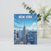 New York City Briefkaart (Staand voorkant)