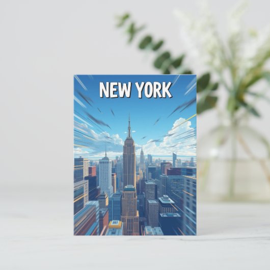 New York City Briefkaart (Staand voorkant)