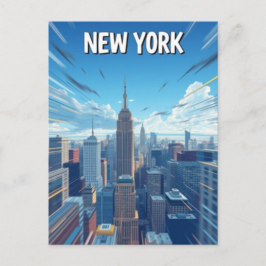 New York City Briefkaart (Voorkant)