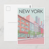 New York City Briefkaart (Voorkant / Achterkant)