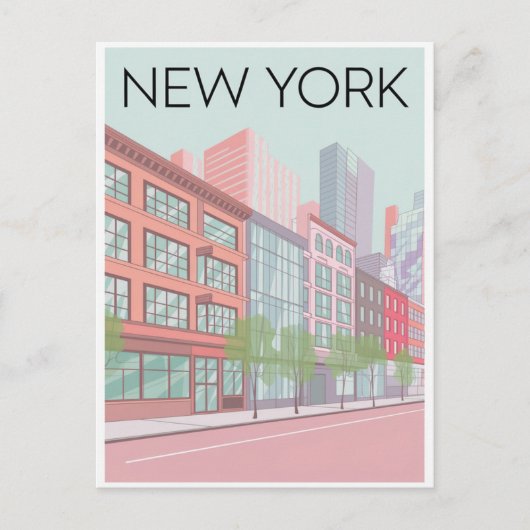 New York City Briefkaart (Voorkant)