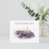 New York City Briefkaart (Staand voorkant)