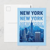 New York City Briefkaart (Voorkant / Achterkant)