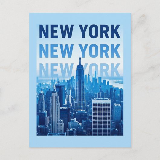 New York City Briefkaart (Voorkant)