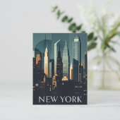 New York City Briefkaart (Staand voorkant)