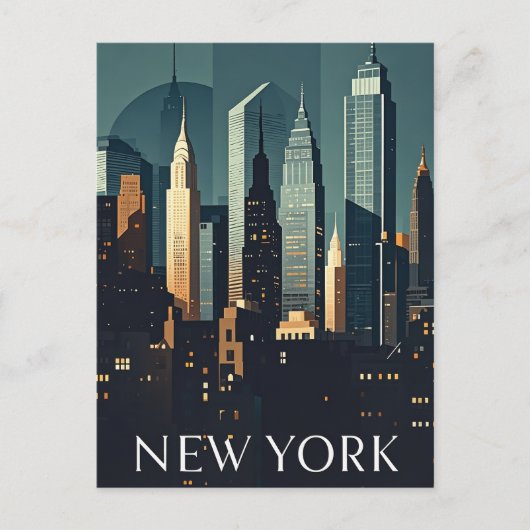 New York City Briefkaart (Voorkant)