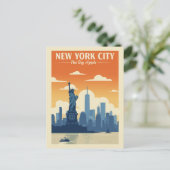 New York City Briefkaart (Staand voorkant)