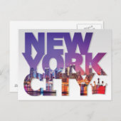 New York City Briefkaart (Voorkant / Achterkant)